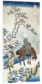 Foam board print The Chinese poet Su Dongpo