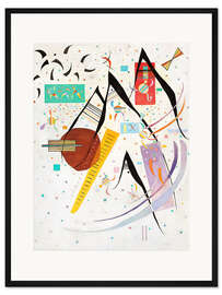 Gerahmter Kunstdruck Schwarze Punkte 