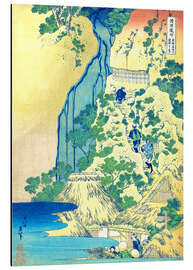 Magnettafel Reisende beim Aufstieg eines steilen Berges