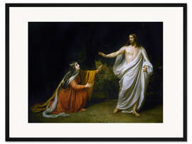Gerahmter Kunstdruck Christus mit Maria Magdalena nach der Auferstehung