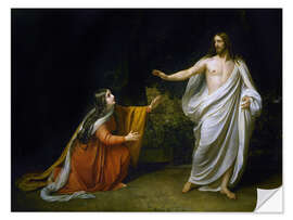 Selvklæbende plakat Christ's Appearance to Mary Magdalene after the Resurrection