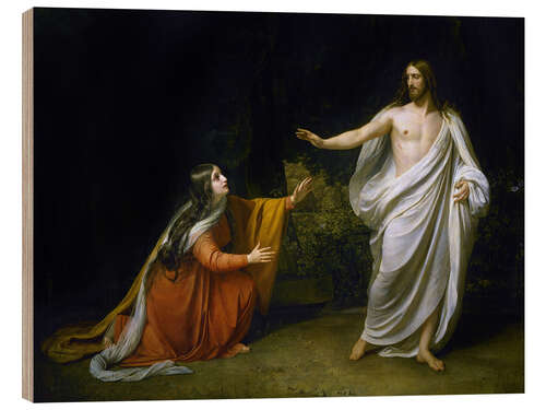 Wood print Christ's Appearance to Mary Magdalene after the Resurrection