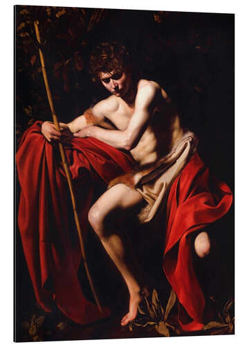 Aluminium print St. John the baptist