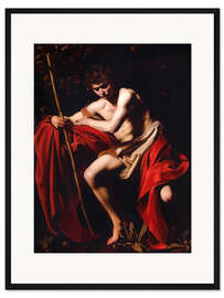 Gerahmter Kunstdruck Johannes der Täufer