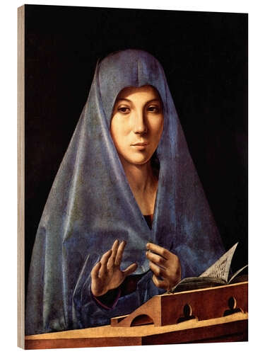 Tableau en bois La Vierge de l'Annonciation I