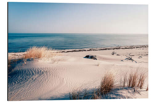 Aluminium print Sand dunes and the ccean