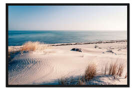 Gerahmter Kunstdruck Sanddünen an der Ostsee