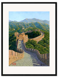 Gerahmter Kunstdruck Chinesische Mauer Mutianyu Abschnitt 1