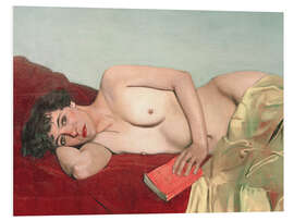 Cuadro de PVC Reclining Nude with Book