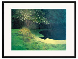 Gerahmter Kunstdruck Der Teich, Honfleur