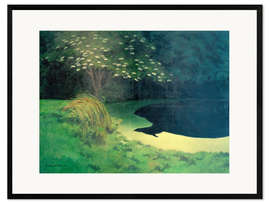 Framed art print The Pond, Honfleur