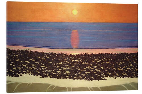 Akrylbillede Sunset, Villerville