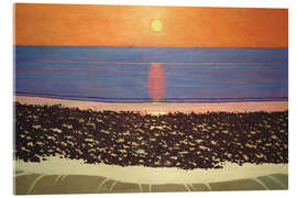 Acrylglasbild Sonnenuntergang, Villerville