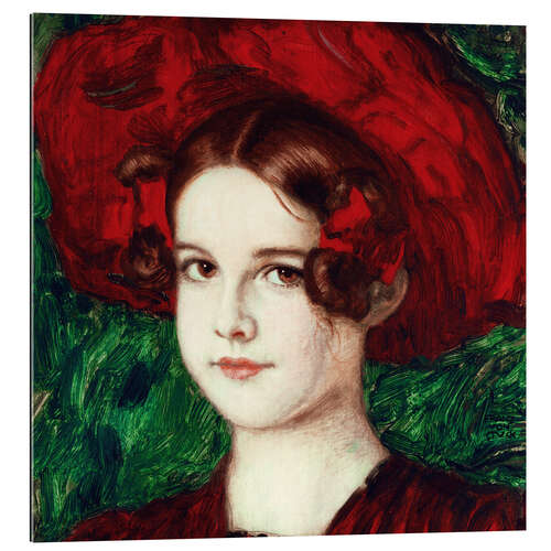 Gallery print Mary with a Red Hat