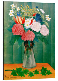 Magnettafel Blumenstrauß am Zweig des Efeus