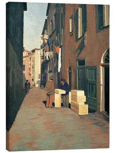 Canvas print Old Street in Nice