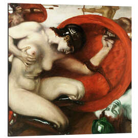 Magnettafel Verwundete Amazone