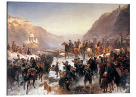 Magnettafel Blüchers Rheinübergang bei Kaub