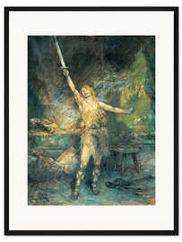 Gerahmter Kunstdruck Wagner: Siegfried