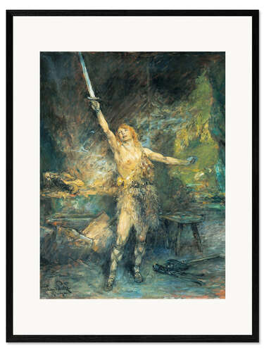 Gerahmter Kunstdruck Wagner: Siegfried