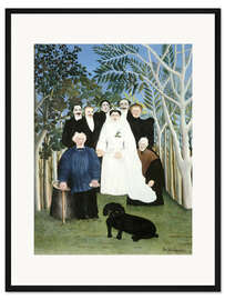 Gerahmter Kunstdruck Eine Hochzeit auf dem Lande