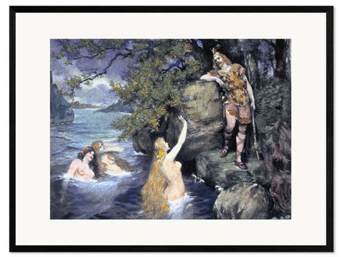 Ingelijste kunstdruk Wagner: Twilight of the Gods