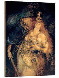 Wood print The Valkyrie: Wotan&#039;s leave-taking