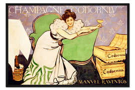 Gerahmter Kunstdruck Champagne Codorníu