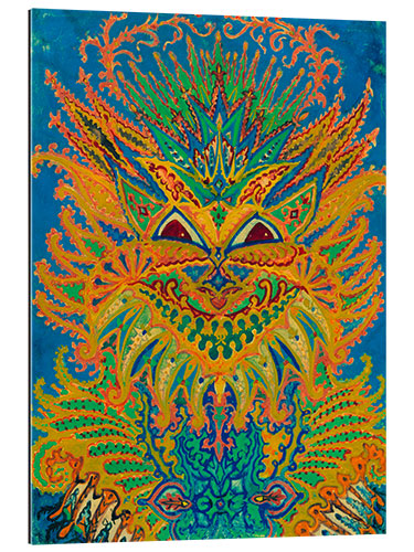 Galleriprint Kaleidoscope Cats: Cats pattern on blue