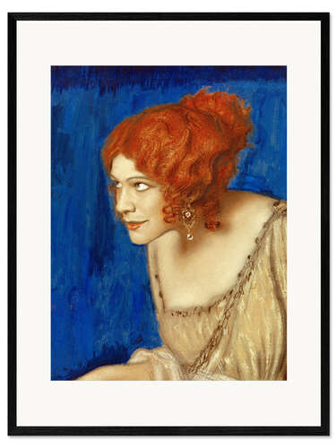 Framed art print Tilla Durieux as Circe