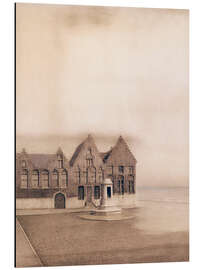 Magnettafel Die verlassene Stadt