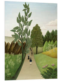 Tableau en PVC Les promeneurs du dimanche