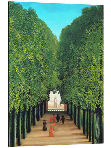 Aluminium print The avenue in the park in Saint-Cloud