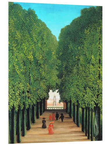 Quadro em PVC A avenida no parque em Saint-Cloud