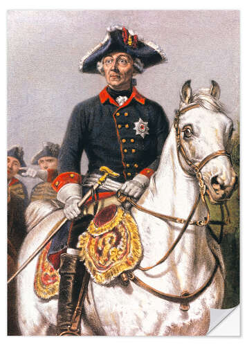 Selvklæbende plakat Frederick the Great