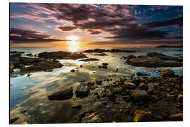 Magnettafel Sonnenaufgang Malawi See Afrika