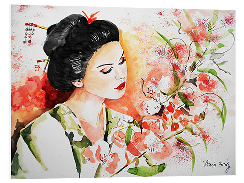 Tableau en PVC Geisha