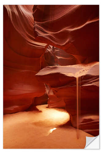 Selvklæbende plakat Upper Antelope Canyon