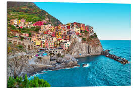 Magnettafel Manarola (Riomaggiore, Cinque Terre, Ligurien, Italien)