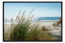 Gerahmter Kunstdruck Düne