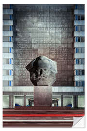Wall sticker Karl Marx Monument in Chemnitz (Karl-Marx-Stadt, Saxony, Germany)