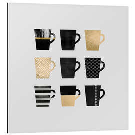 Aluminium print Coffee