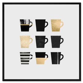 Gerahmter Kunstdruck Kaffee