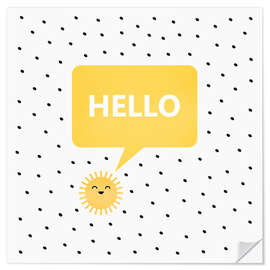 Wandsticker Hello Sunshine