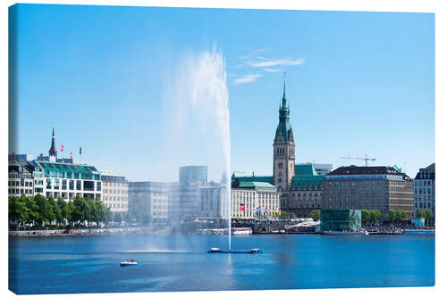 Obraz na płótnie Alster Basin, Hamburg