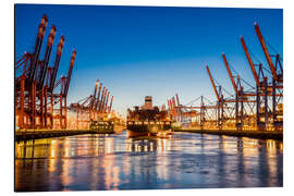 Magnettafel Containerhafen, Hamburg I