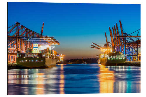 Alubild Containerhafen, Hamburg II