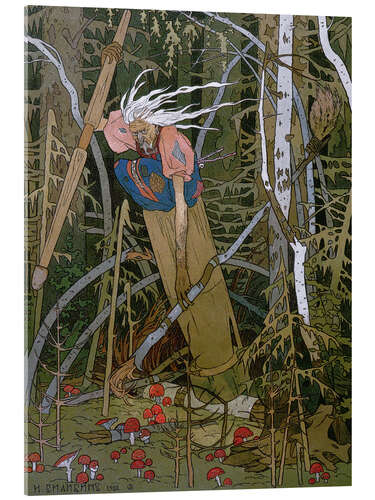 Akrylglastavla Baba Yaga