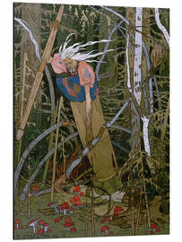 Aluminium print Baba Yaga - Ivan Jakovlevich Bilibin