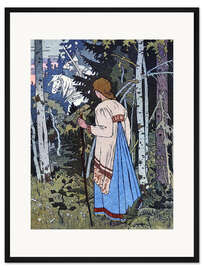 Gerahmter Kunstdruck Die schöne Wassilissa